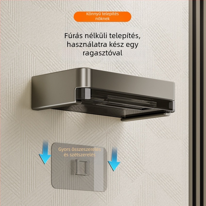 Fali szappantartó és tárolóállvány a fürdőszobába – fúrás nélkül