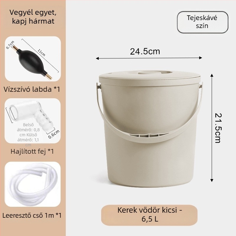 Nagy kapacitású teaceremónia vödör fedéllel, tealevél-szűrő és tartozékok