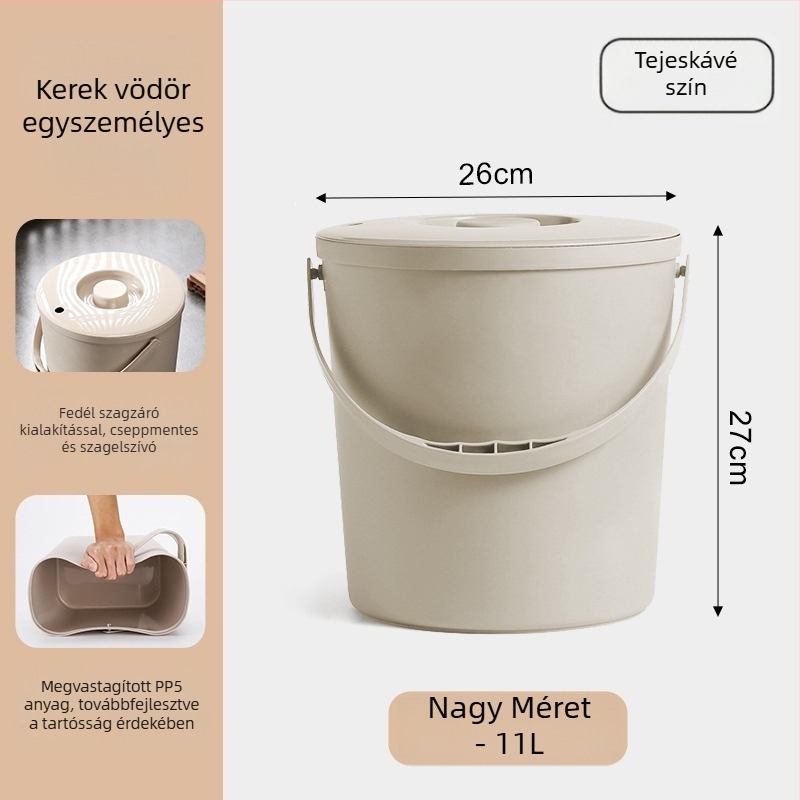 Nagy kapacitású teaceremónia vödör fedéllel, tealevél-szűrő és tartozékok