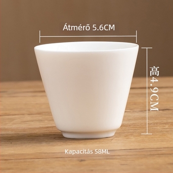 Porcelán Gongfu teáscsésze aromával, egyszemélyes kerámia teáskészlet kínai stílusban