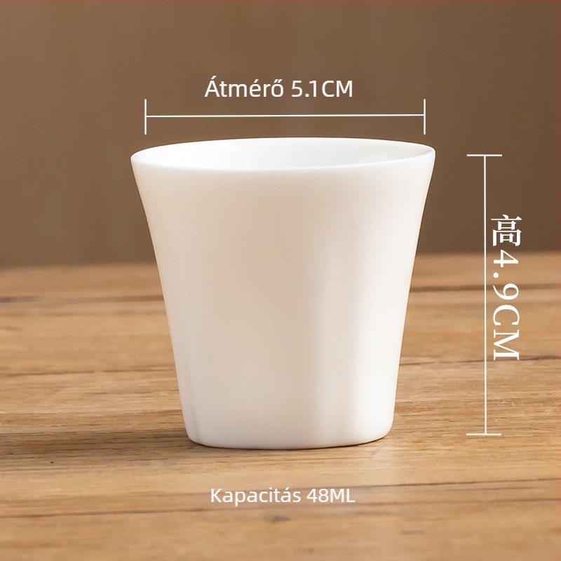 Porcelán Gongfu teáscsésze aromával, egyszemélyes kerámia teáskészlet kínai stílusban