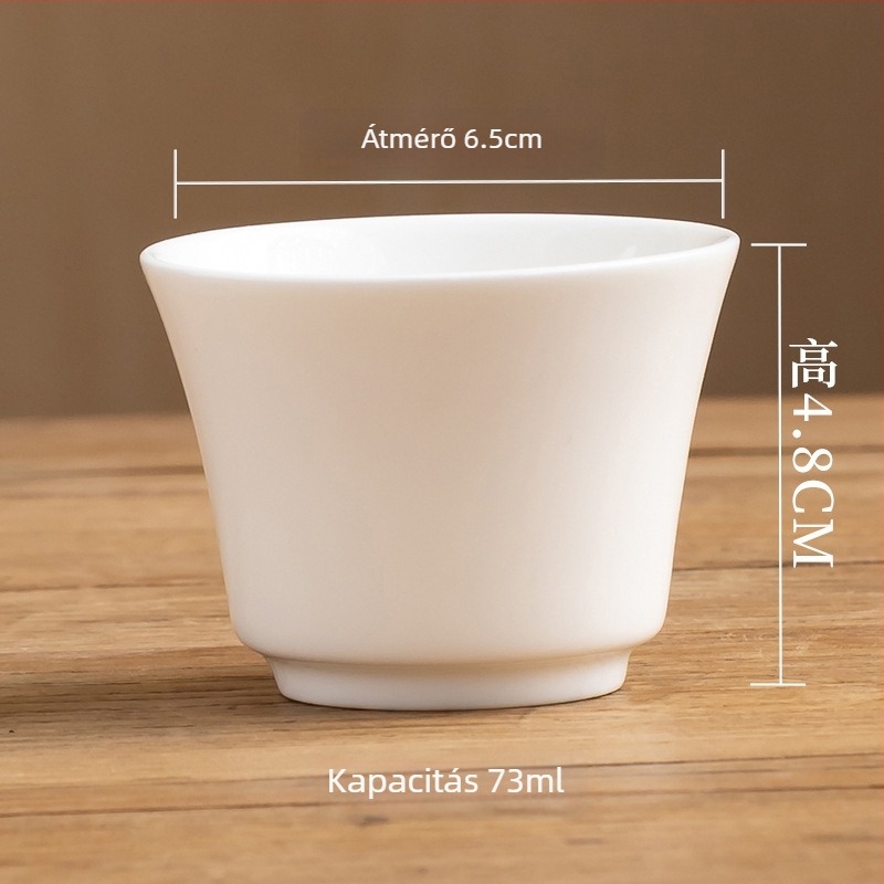 Porcelán Gongfu teáscsésze aromával, egyszemélyes kerámia teáskészlet kínai stílusban