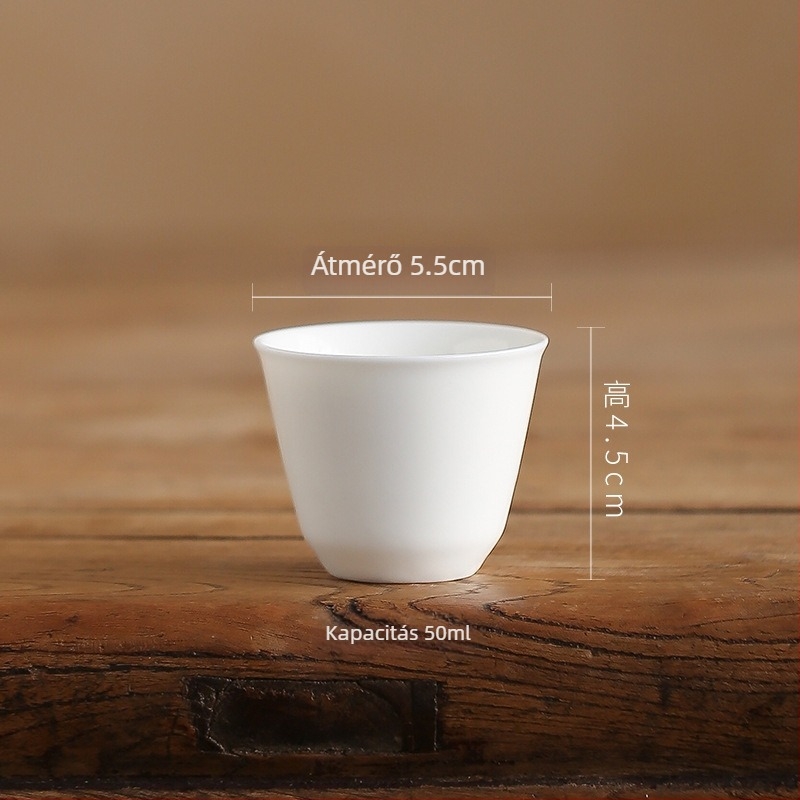Porcelán Gongfu teáscsésze aromával, egyszemélyes kerámia teáskészlet kínai stílusban