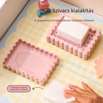 Új szappan doboz, a legtöbb szappannal kompatibilis, mellékelve multifunkcionális tisztító szivacs