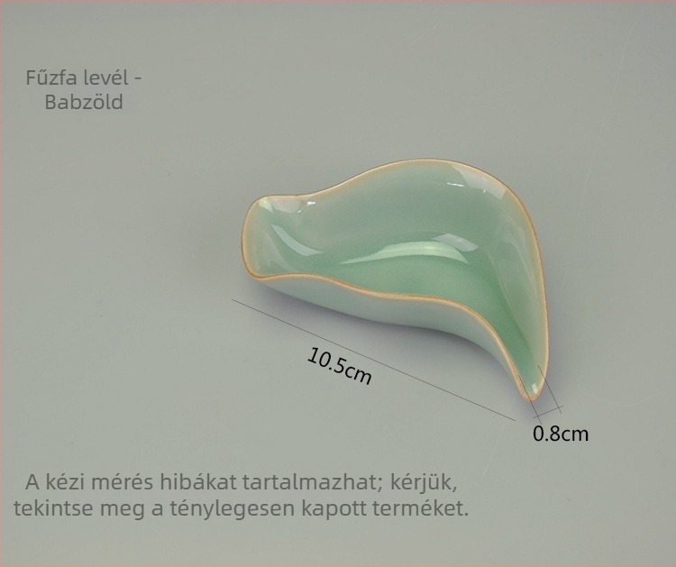 Celadon porcelán Gongfu tea szertartás kiegészítőinek készlet logóval