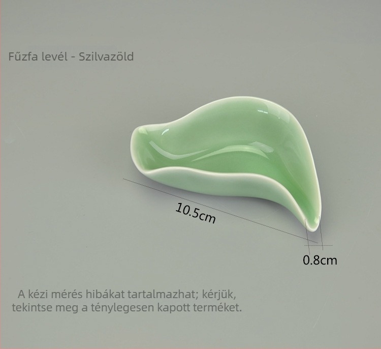 Celadon porcelán Gongfu tea szertartás kiegészítőinek készlet logóval