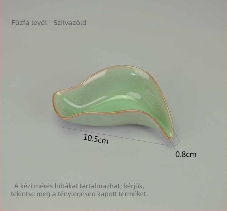 Celadon porcelán Gongfu tea szertartás kiegészítőinek készlet logóval