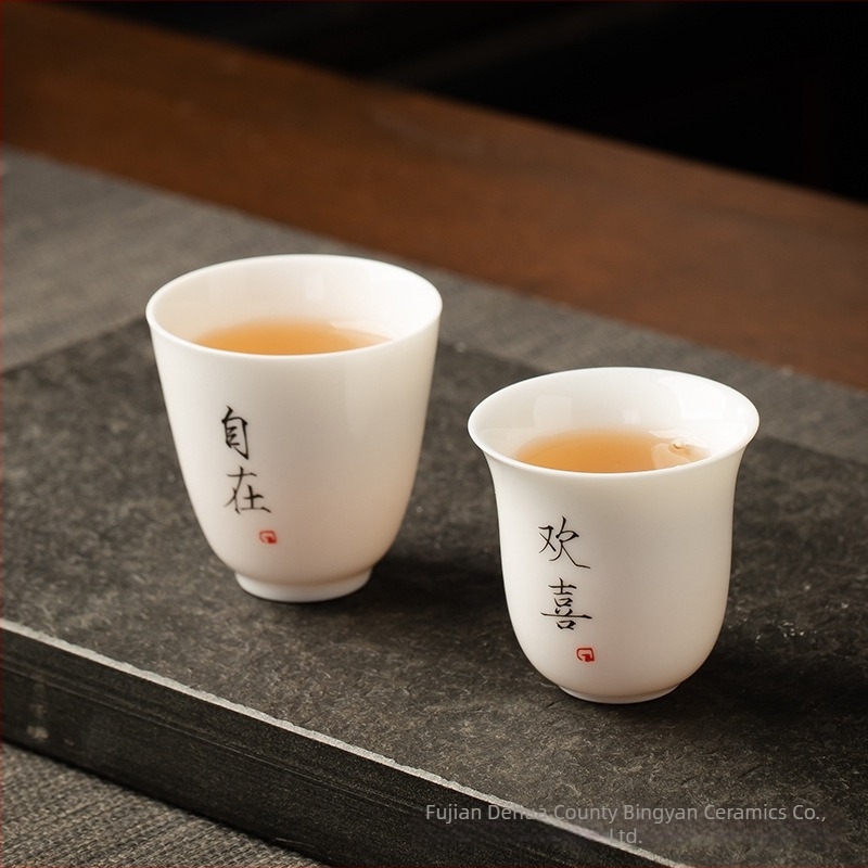 Kerámiából készült teáscsésze, egyszemélyes, aromás teáscsésze, Zen stílusú Kung-Fu tea készlet, kis teáscsésze