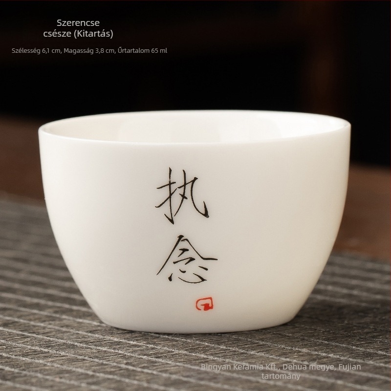 Kerámiából készült teáscsésze, egyszemélyes, aromás teáscsésze, Zen stílusú Kung-Fu tea készlet, kis teáscsésze