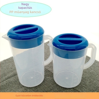 PP műanyag hidegvíz-palack mérőskálával, nagy kapacitású, 2000 ml, PP