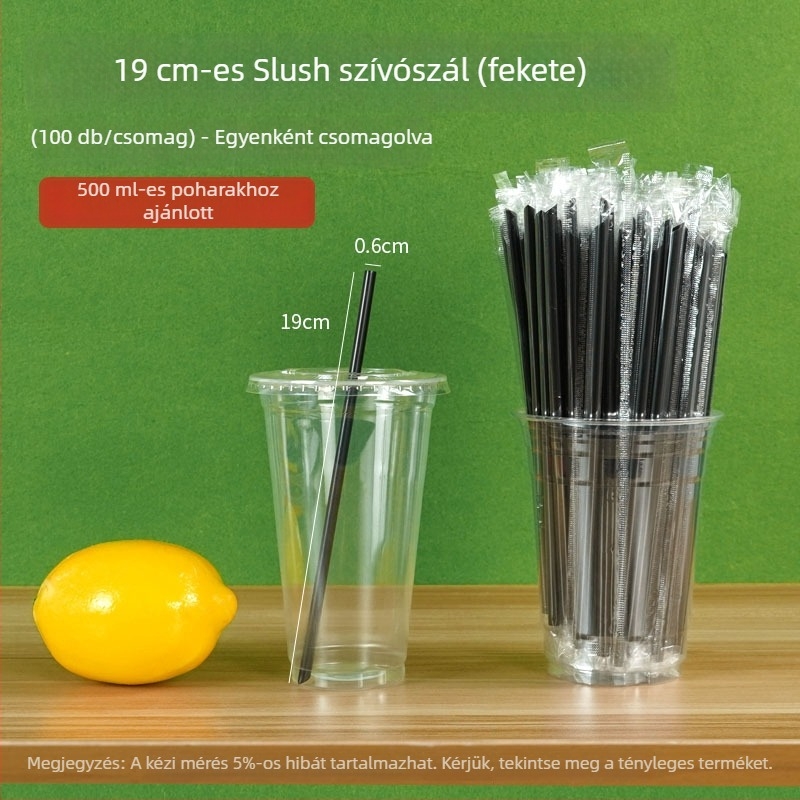 Egyszer használatos kávés pohár, 98 mm-es átmérővel, ideális jegeskávéhoz és hideg italokhoz, elvihető, 500–700 ml