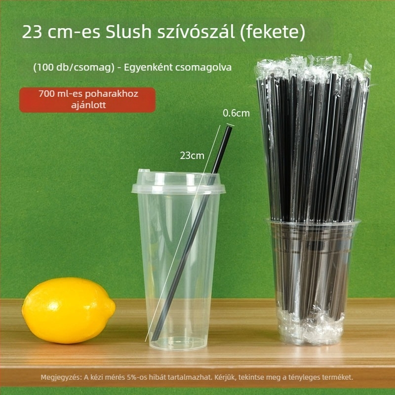 Egyszer használatos kávés pohár, 98 mm-es átmérővel, ideális jegeskávéhoz és hideg italokhoz, elvihető, 500–700 ml