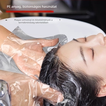 Egyszer használatos kesztyűk éttermi és otthoni használatra, vastagabb PE fólia, tartós átlátszó kesztyűk, nagy méret, élelmiszer-kezeléshez