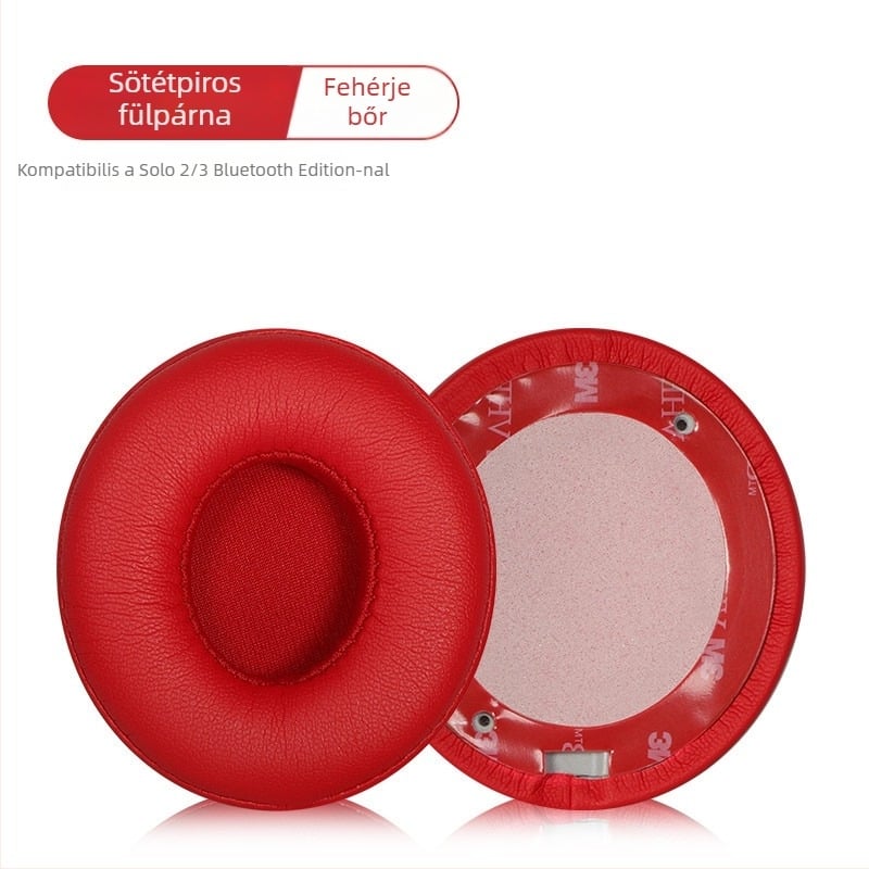 Bőr fülkagyló párnák Beats Solo3 és Solo2 Wireless fejhallgatóhoz Bluetooth