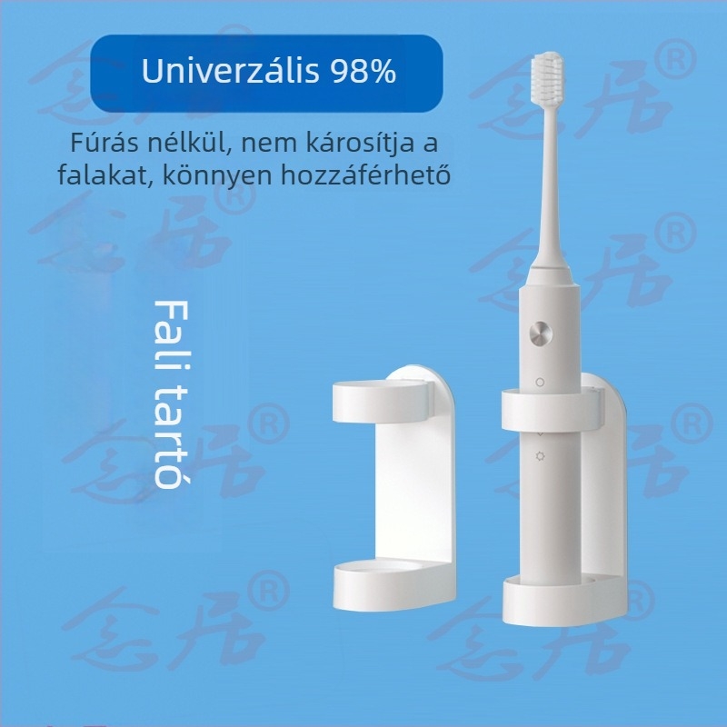 Elektromos fogkefetartó falra szerelhető tároló