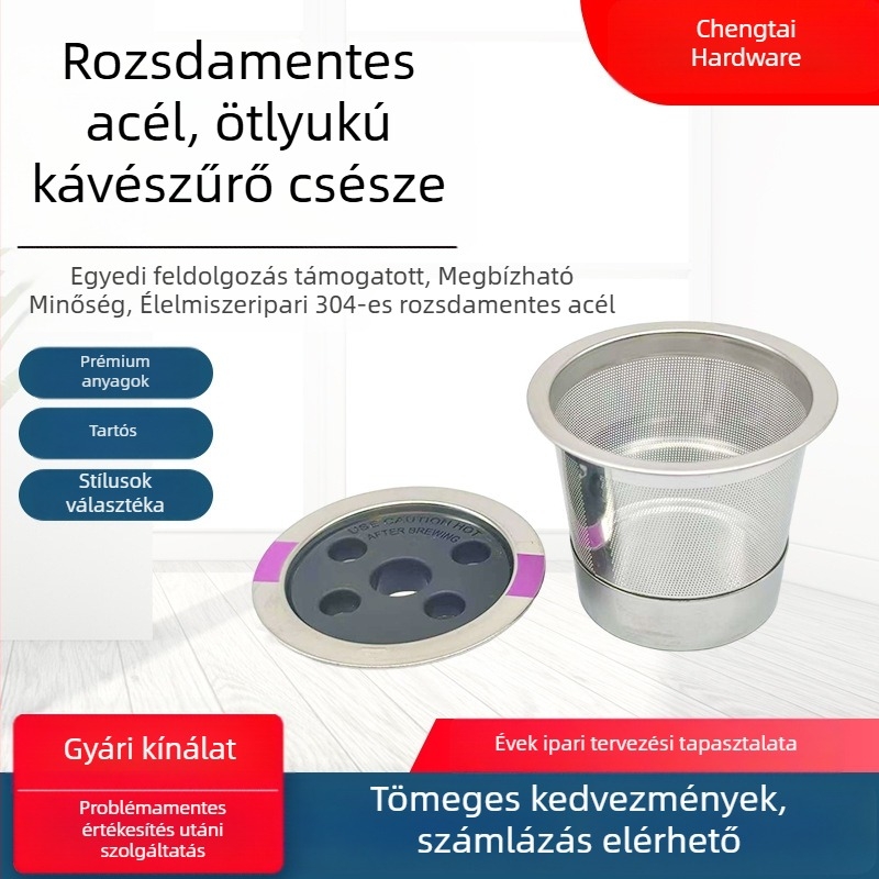 Személyre szabott kávéfőző felszerelés, rozsdamentes acél K-Cup kapszula burkolat, újrahasználható kávéfőzőkhöz, káveszűrő