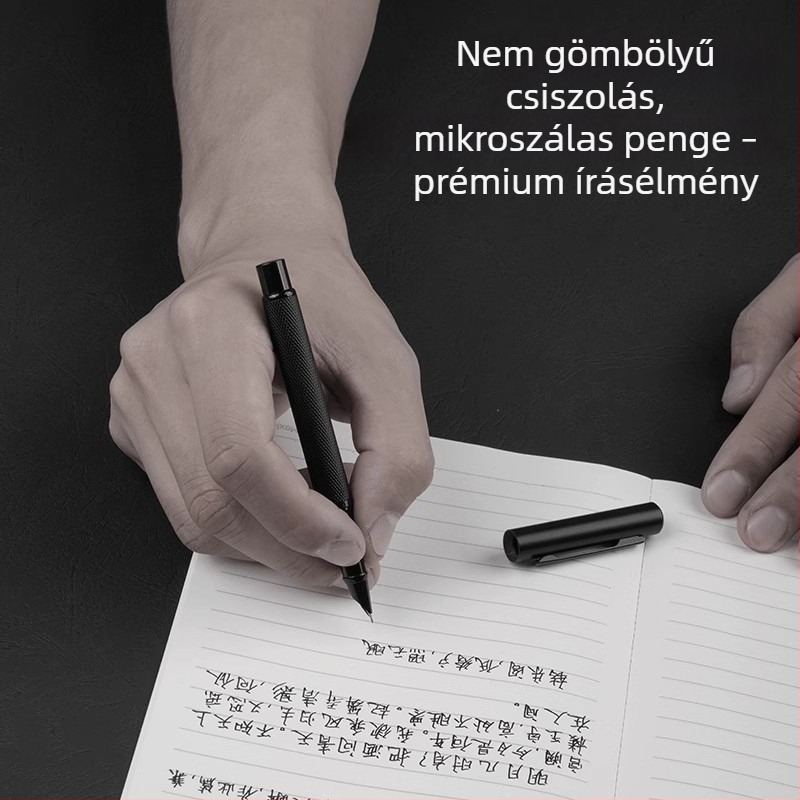 Roche fém toll, kiváló minőségű irodai használatra, retro ferde hegye a kalligráfiához, ajándékdobozban