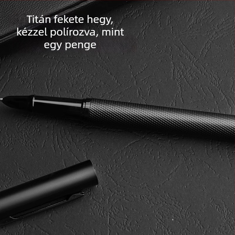 Roche fém toll, kiváló minőségű irodai használatra, retro ferde hegye a kalligráfiához, ajándékdobozban
