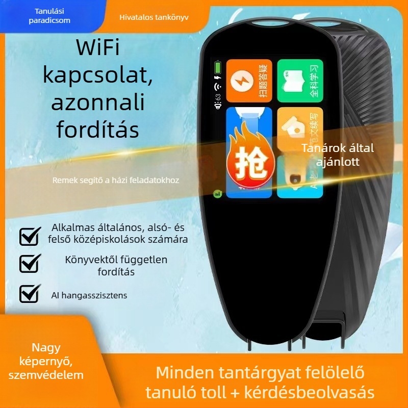 WiFi okos olvasó toll angol szótárral és offline fordítással — többszörös funkciójú szkennelő toll diákok számára