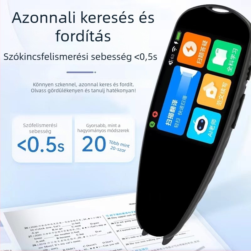 WiFi okos olvasó toll angol szótárral és offline fordítással — többszörös funkciójú szkennelő toll diákok számára