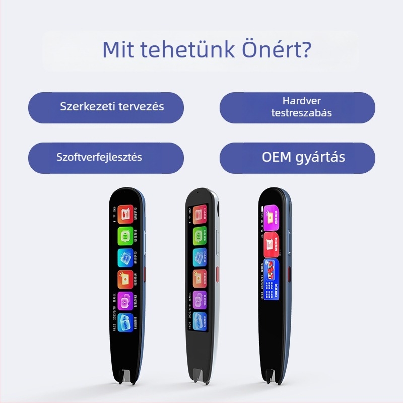 Személyre szabható olvasó toll szkennelés és fordítás funkcióval, kis nyelvek szótárával, ODM magáncímkézés, többfunkciós