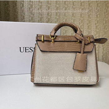 Mini Kelly táska öv díszítéssel, mintás tote válltáska vagy crossbody, női táska, Tavasz 2025