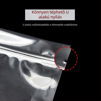 Nagy teás zacskó alumíniumfóliából, nedvességálló, öntapadós lezárás, több méretben