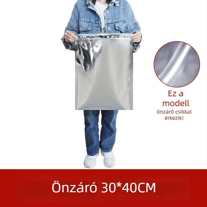 Nagy teás zacskó alumíniumfóliából, nedvességálló, öntapadós lezárás, több méretben