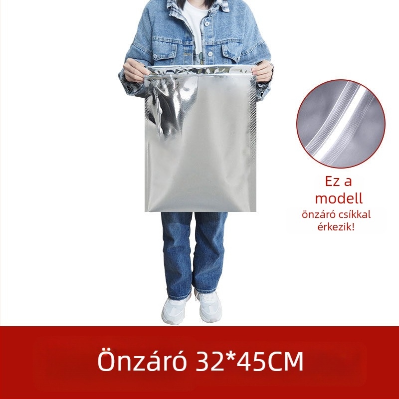 Nagy teás zacskó alumíniumfóliából, nedvességálló, öntapadós lezárás, több méretben