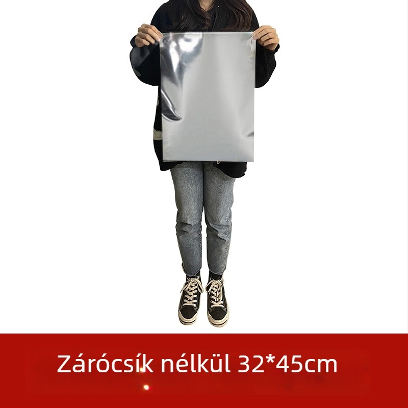 Nagy teás zacskó alumíniumfóliából, nedvességálló, öntapadós lezárás, több méretben