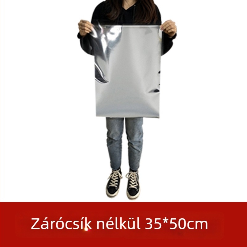 Nagy teás zacskó alumíniumfóliából, nedvességálló, öntapadós lezárás, több méretben
