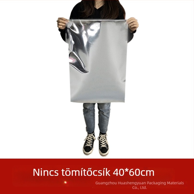 Nagy teás zacskó alumíniumfóliából, nedvességálló, öntapadós lezárás, több méretben