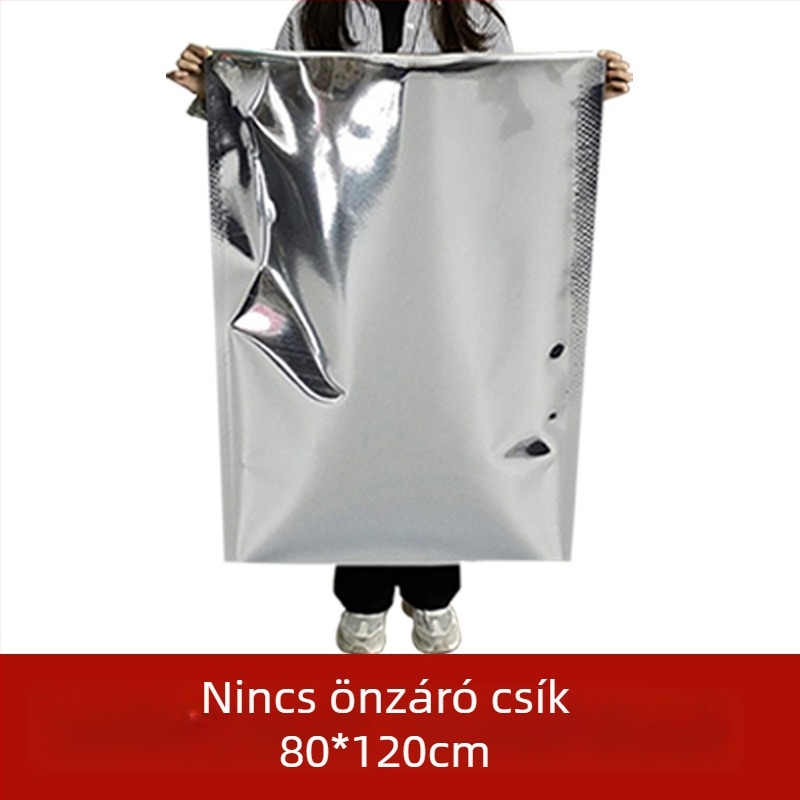 Nagy teás zacskó alumíniumfóliából, nedvességálló, öntapadós lezárás, több méretben