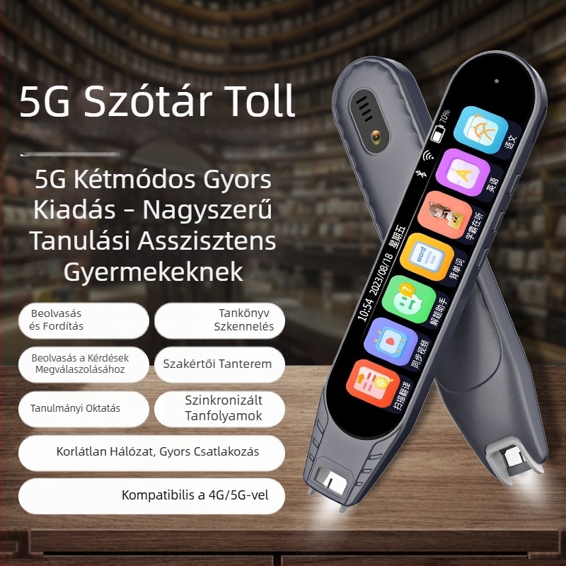 5G mindent egyben olvasó toll, tanulási szótár toll, angol fordítás toll, offline szkennelés toll, gyerekeknek szánt szkennelő toll