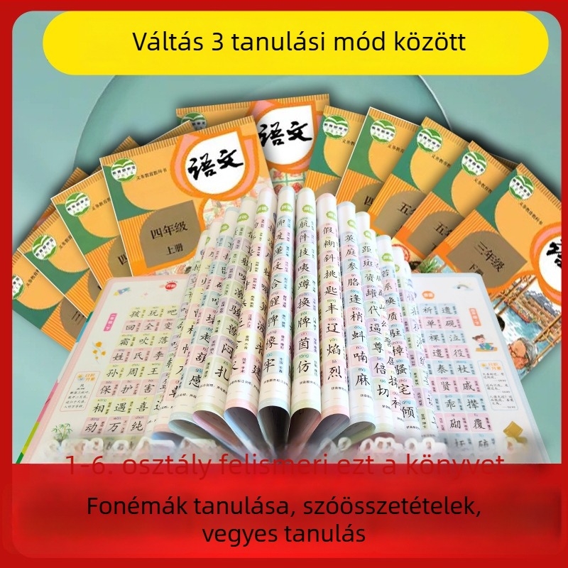 Beszélő olvasó toll, 3600 szavas Pinyin olvasás és helyesírás, újratölthető