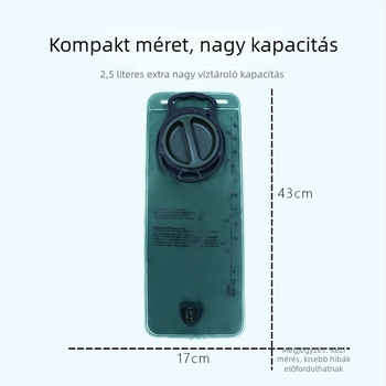 Hidratációs tartály hátizsáknak, 2,5 L, túrákhoz és kerékpározáshoz