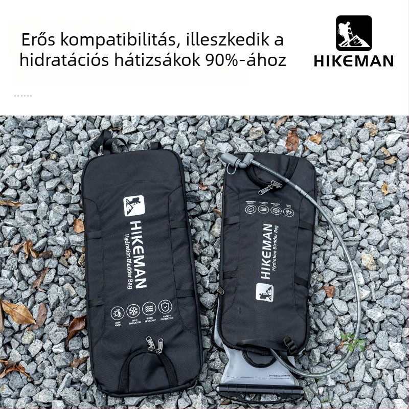 Kültéri hőszigetelt ivóvíz-tároló védőtok, hordozható, égés- és fagyvédelmi védelemmel, kopásálló és vízálló, 1–3 L kapacitás