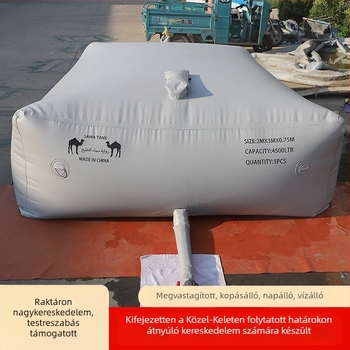 Rugalmas PVC/TPU vízzsák, összecsukható víztároló tartály ivóvíz és egyéb folyadékok szállításához és tárolásához