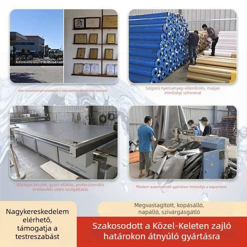 Rugalmas PVC/TPU vízzsák, összecsukható víztároló tartály ivóvíz és egyéb folyadékok szállításához és tárolásához