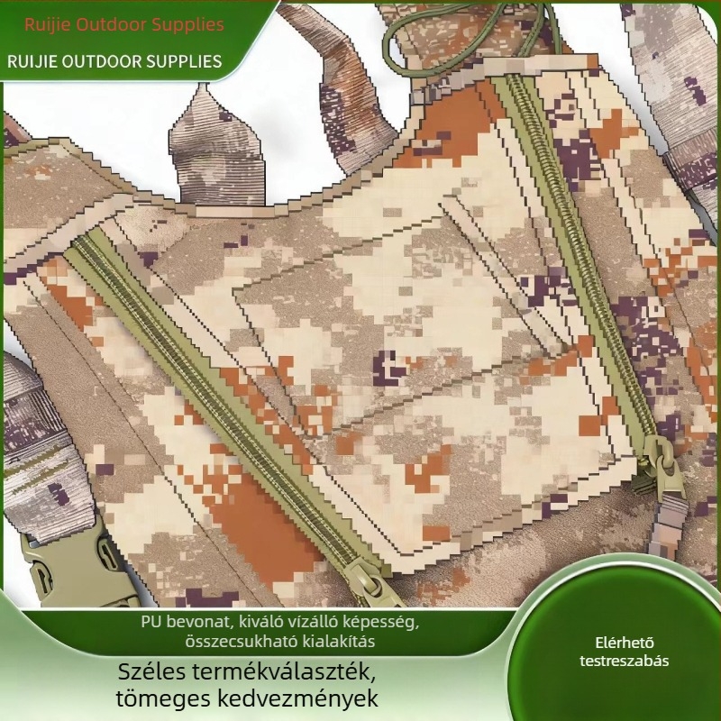 Kamuflált hidratáló hátizsák szabadtéri kempingezéshez és kerékpározáshoz