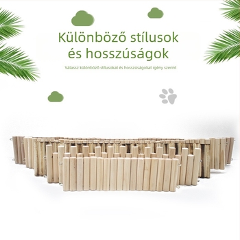 Hörcsög tájépítő kellékek készlet: kétszintes platforma, mászó rámpák és kerítésválasztók
