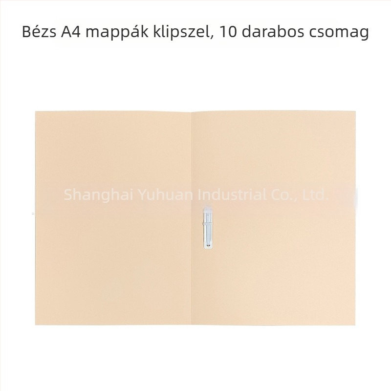 A4-es papírkötésű mappa karton borítóval, FC mappa, egyoldalas mappa, F4 méret