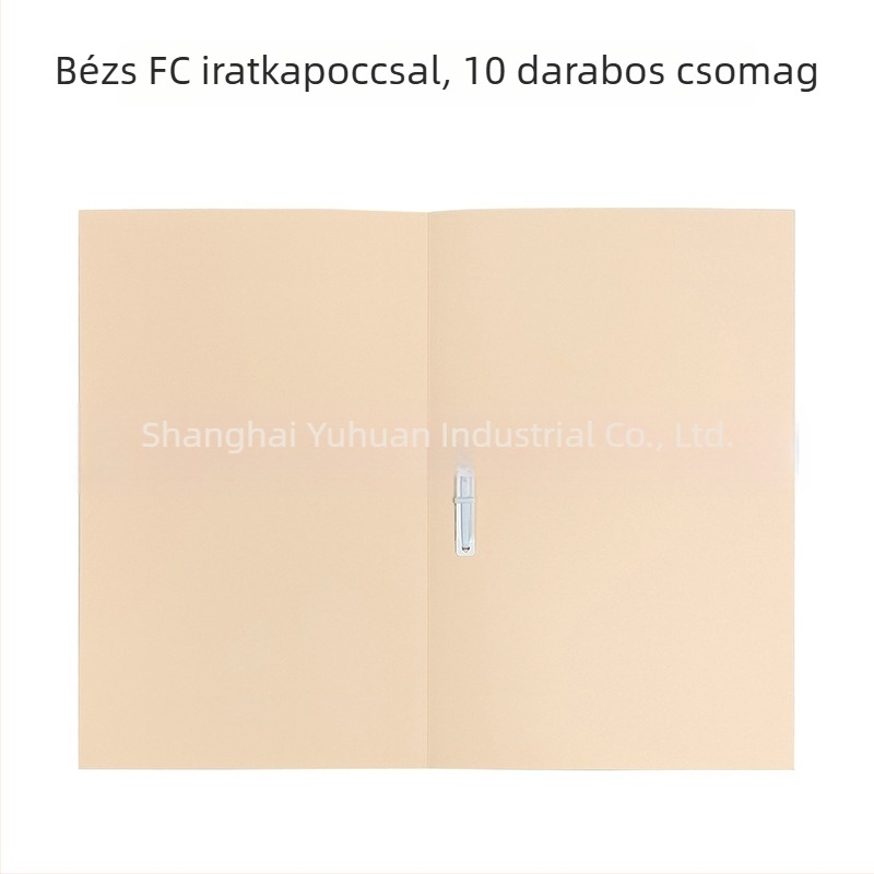 A4-es papírkötésű mappa karton borítóval, FC mappa, egyoldalas mappa, F4 méret