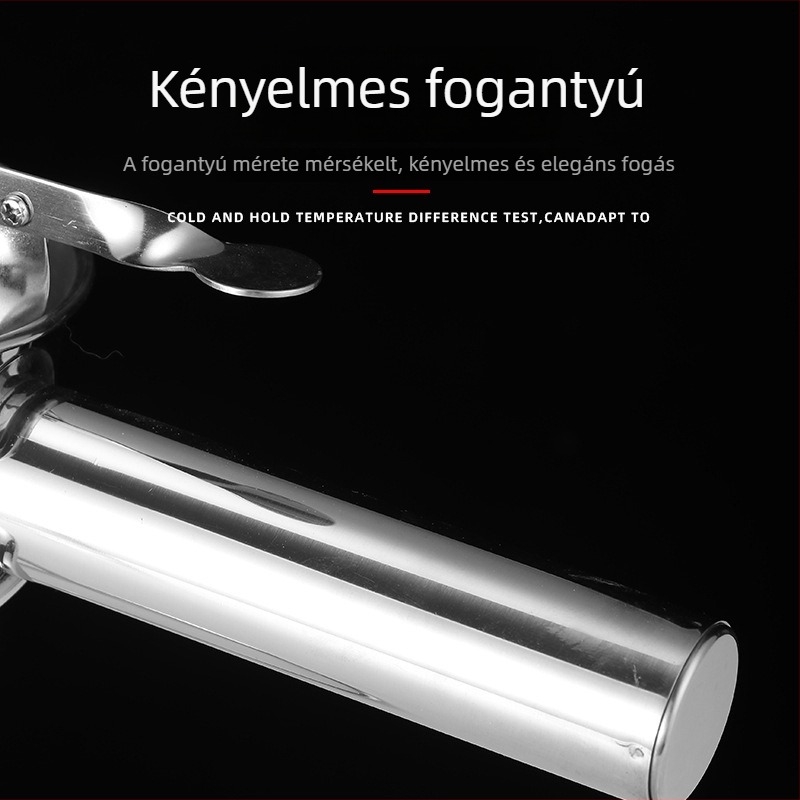 Rozsdamentes acélból készült takoyaki eszköz konus tölcsérrel és állvánnyal halgolyókhoz, csokoládéöntet öntésére