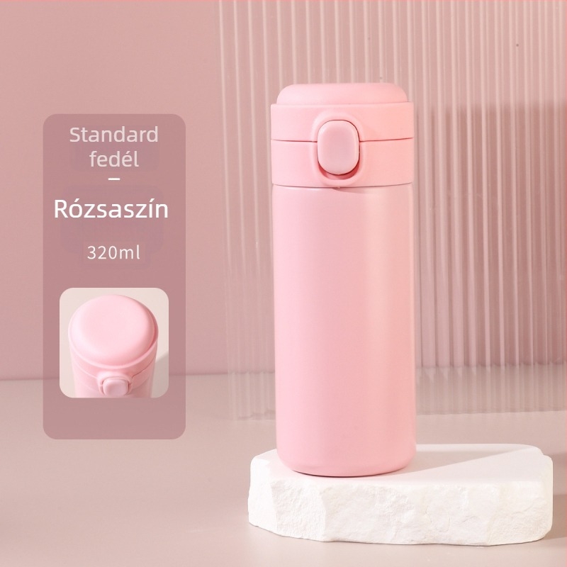 Pea Cup női diákoknak — 304 rozsdamentes acél vákuum termosz, cserélhető akkumulátor és intelligens szigetelés