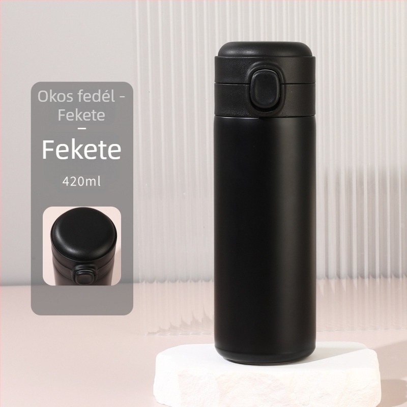 Pea Cup női diákoknak — 304 rozsdamentes acél vákuum termosz, cserélhető akkumulátor és intelligens szigetelés
