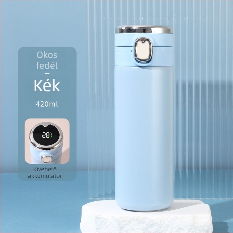 Pea Cup női diákoknak — 304 rozsdamentes acél vákuum termosz, cserélhető akkumulátor és intelligens szigetelés