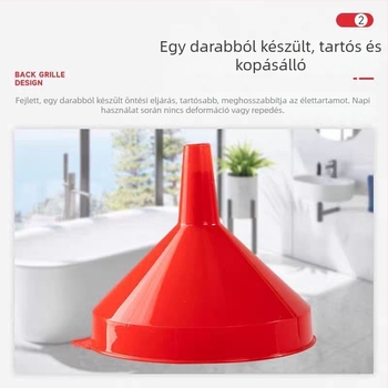 Nagy méretű műanyag olajtölcsér