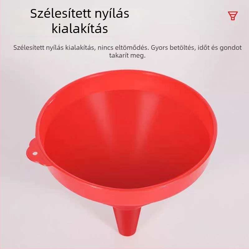 Nagy méretű műanyag olajtölcsér