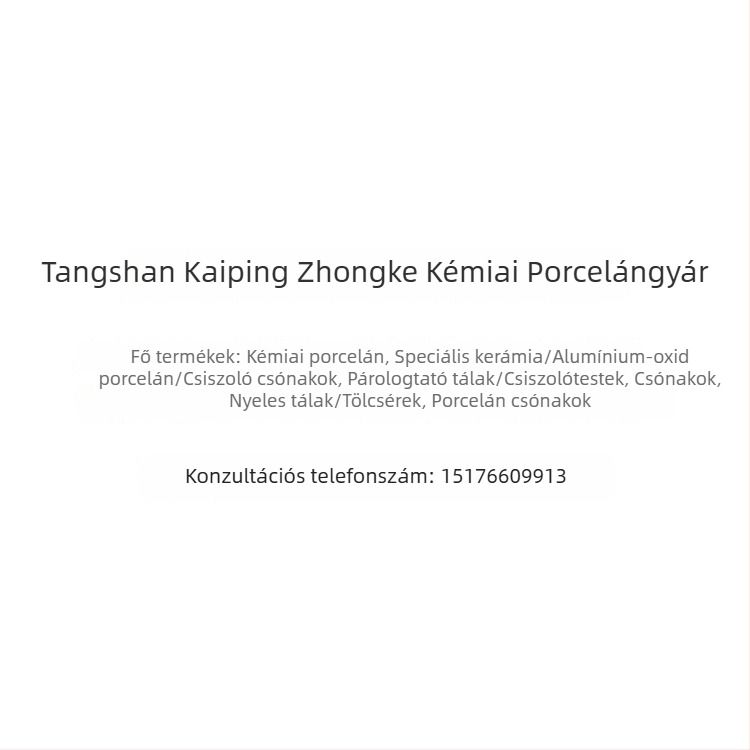 Kerámiából készült Büchner tölcsér, 80 mm, laboratóriumi szűréshez